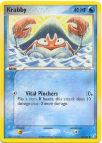 Pokemon EX Crystal Guardians - Krabby