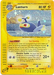 Pokemon Aquapolis - Lanturn Holofoil