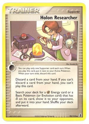 Pokemon EX Delta Species- Holon Reseacher