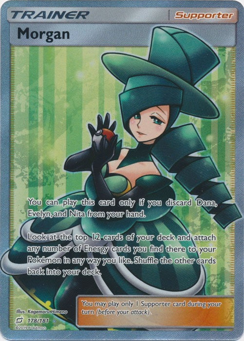 Morgan (Full Art) - 178/181 Pokemon SM Team Up Ultra Rare PokeOrder.com Morgan (Full Art) - 178/181 Pokemon SM Team Up Ultra Rare PokeOrder.com
