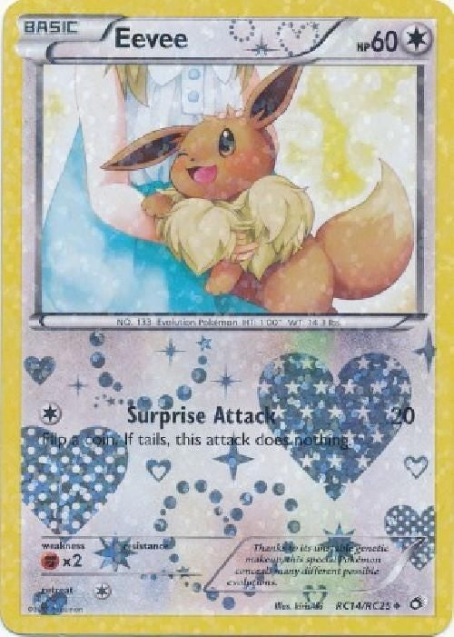 Eevee RC14/RC25 - Pokemon Legendary Treasures Radiant Uncommon Card PokeOrder.com Eevee RC14/RC25 - Pokemon Legendary Treasures Radiant Uncommon Card PokeOrder.com