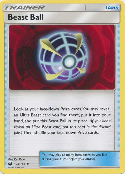 Beast Ball 125/168 Uncommon - Celestial Storm SM7 Pokemon Card