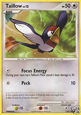 Pokemon Legends Awakened Common Card - Taillow 124/146