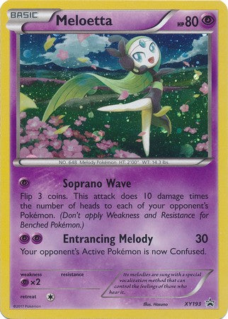 Meloetta Holo Promo - XY193