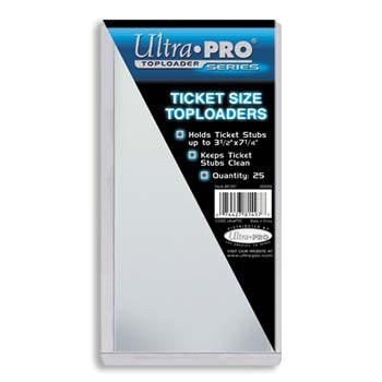 Ultra Pro Ticket Size Toploader Pack