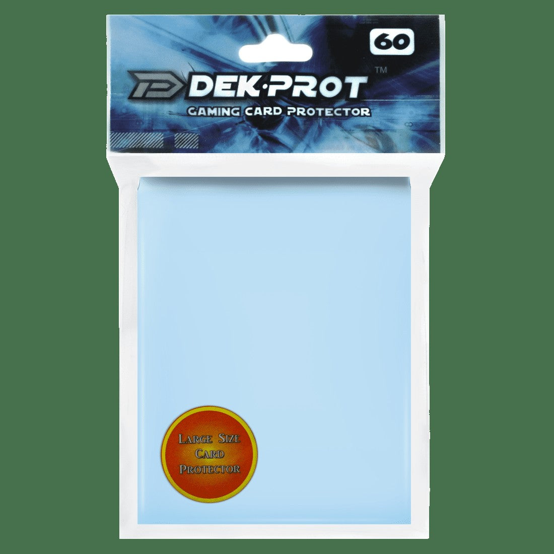 Dek Prot Standard Sized Card Sleeves - Aqua Blue (60 Card Sleeves)
