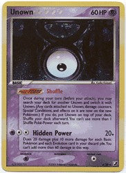 Pokemon ex Unseen Forces - Unown V