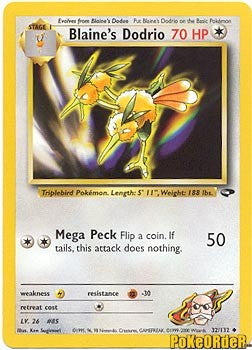 Gym Challenge - Blaine's Dodrio