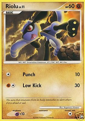 Pokemon Legends Awakened Common Card - Riolu 117/146 PokeOrder.com Pokemon Legends Awakened Common Card - Riolu 117/146 PokeOrder.com