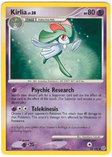 Pokemon Secret Wonders Uncommon Card - Kirlia 53/132