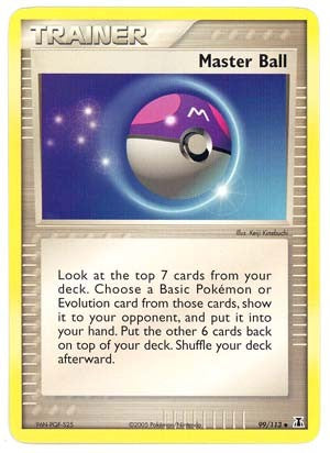Pokemon EX Delta Species- Master Ball
