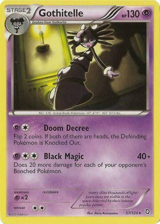 Gothitelle 57/124 - Pokemon Dragons Exalted Rare Card