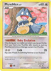 Pokemon Diamond and Pearl Majestic Dawn- Munchlax(Common)