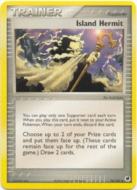 Pokemon EX Dragon Frontiers - Island Hermit Card