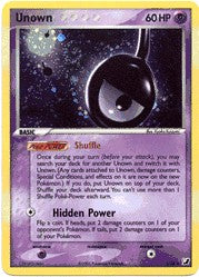 Pokemon ex Unseen Forces - Unown (!)