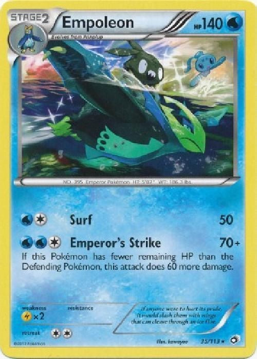 Empoleon 35/113 - Pokemon Legendary Treasures Rare Card