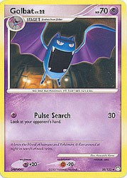 Pokemon Diamond & Pearl Mysterious Treasures- Golbat