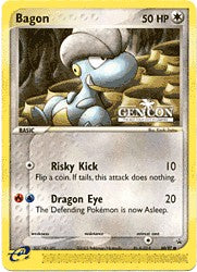 Pokemon Common Promo Single Card - Bagon 50/97 (Gencon)