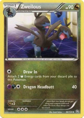 Zweilous 96/124 - Pokemon Dragons Exalted Uncommon Card PokeOrder.com Zweilous 96/124 - Pokemon Dragons Exalted Uncommon Card PokeOrder.com