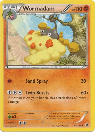Wormadam 44/124 Uncommon - Pokemon XY Fates Collide Card
