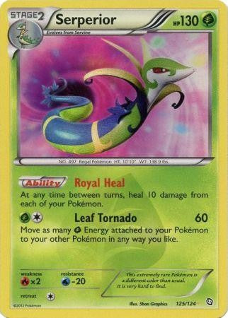Serperior 125/124 - Pokemon Dragons Exalted Secret Rare Card