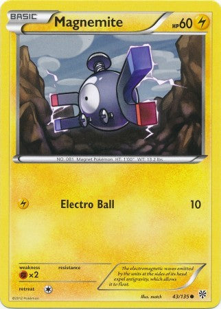 Magnemite 43/135 - Pokemon Plasma Storm Common Card