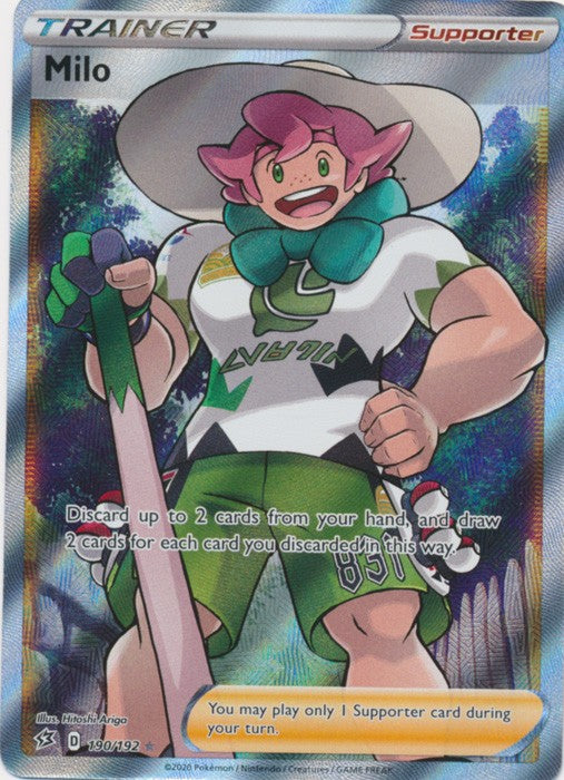 Milo (Full Art) - 190/192 Pokemon » SWSH Rebel Clash Ultra Rare