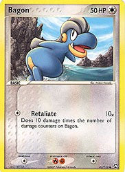 Pokemon EX Power Keepers Common Card - Bagon 43/108