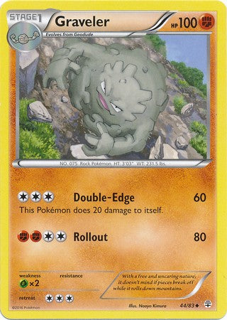 Graveler 44/83 Uncommon - Pokemon Generations Card
