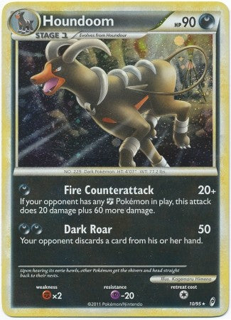 Pokemon Call Of Legends Houndoom 10/95 Holo Rare Card