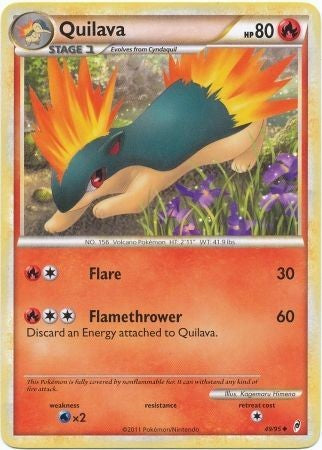 Quilava - 49/95 - Uncommon Call of Legends