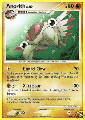 Pokemon Legends Awakened Uncommon Card - Anorith 46/146