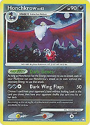 Pokemon Diamond & Pearl Mysterious Treasures- Honchkrow(Holofoil)