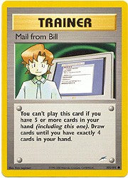 Neo Destiny Trainer Mail from Bill Pokemon Card #105