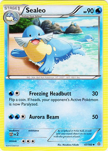 Sealeo 47/160 - Uncommon Pokemon XY Primal Clash Card