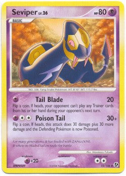 pokemon seviper card Pokemon Diamond & Pearl Great Encounters