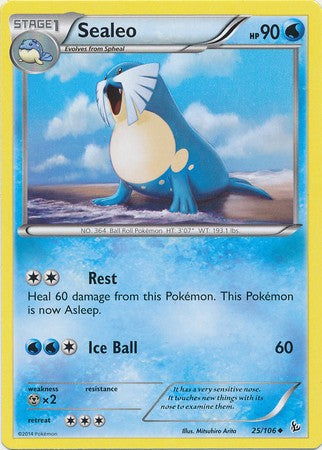 Sealeo 25/106 - Pokemon XY Flashfire Common Card