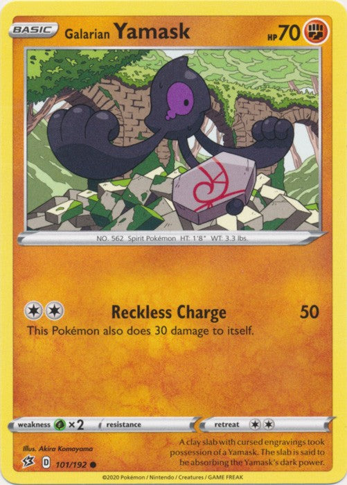 Galarian Yamask - 101/192 Pokemon » SWSH Rebel Clash Common