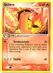 Pokemon EX Unseen Forces Uncommon Card - Quilava 45/115