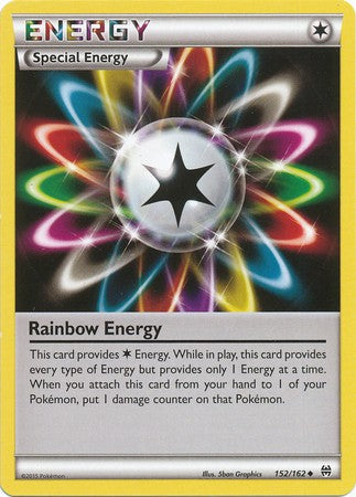 Rainbow Energy 152/162 Uncommon - Pokemon XY Break Through Card