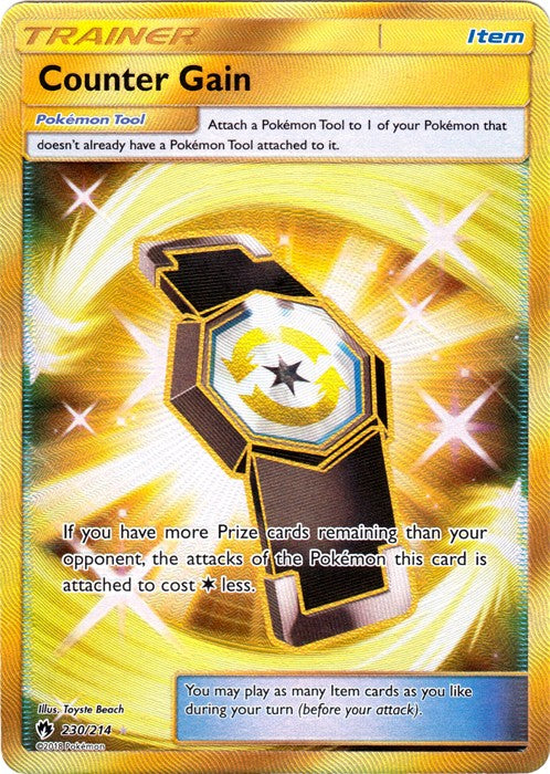 Counter Gain - 230/214 - Sun & Moon: Lost Thunder Secret Rare