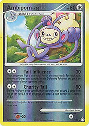 Pokemon Diamond & Pearl Mysterious Tresures - Ambipom (Reverse Holofoil)