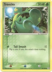 pokemon treecko card Pokemon EX Emerald Common Card