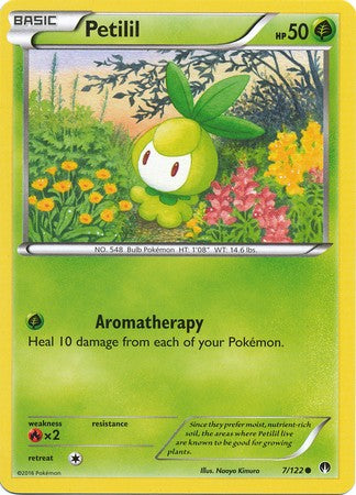 Petilil 7/122 Common - Pokemon XY Breakpoint Card