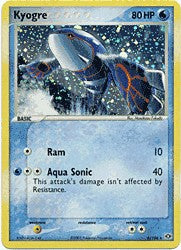 Pokemon EX Emerald Holo Rare Card - Kyogre 6/106