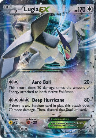 Lugia EX 68/98 ULTRA RARE - Pokemon XY Ancient Origins Card