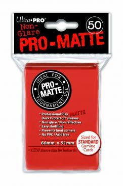 Ultra Pro Pro-Matte Standard Sized Sleeves - Peach (50 Card Sleeves)