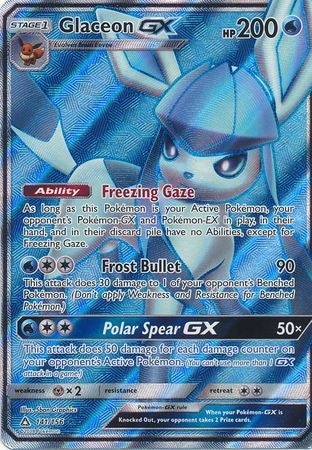 Glaceon GX 141/156 Full Art - Pokemon Ultra Prism