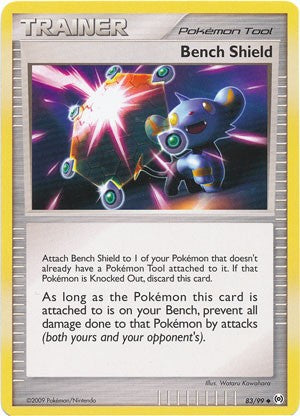 Pokemon Platinum Arceus Single Card Uncommon Bench Shield 83/99