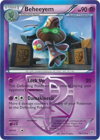 Beheeyem 70/135 - Pokemon Plasma Storm Rare Card